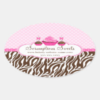 Cake Pops Cupcake Bakery Box Seals