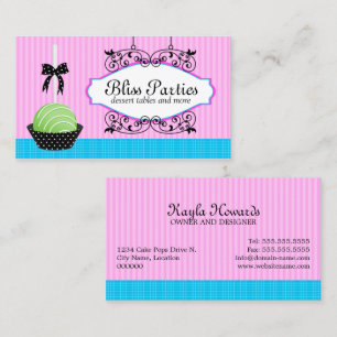 Cake Pops Desserts Bakery Business Card