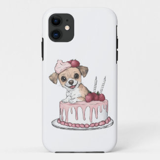 Cake Puppy Joy Case-Mate iPhone Case