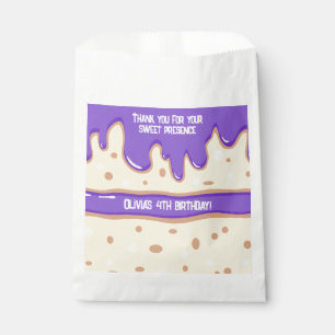 Cake slice cartoon sweet kids birthday party favour bags