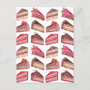 Cake Slices Postcard