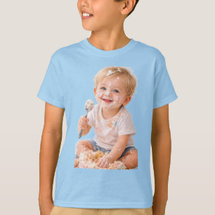 Cake Smash Baby First Birthday Photo T-Shirt