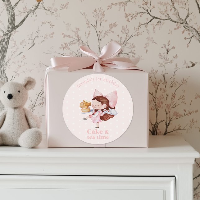 Cake & Tea Time Birthday Sticker (Creator Uploaded)