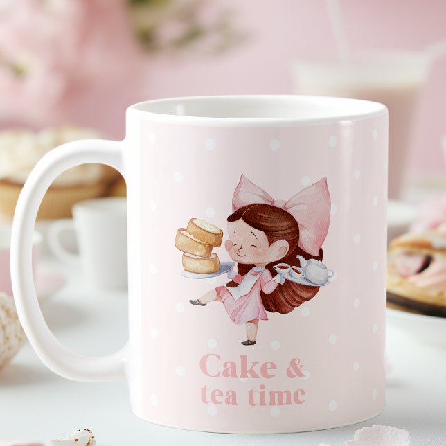 Cake & Tea Time Mug (Creator Uploaded)