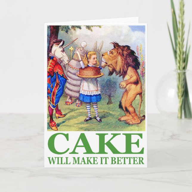 CAKE WILL MAKE IT BETTER CARD (Front)