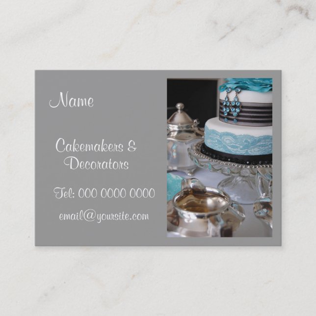 Cakemakers & Decorators Business Card (Front)