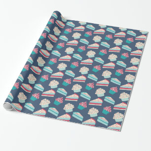 Cakes And Cupcakes Patterned Wrapping Paper