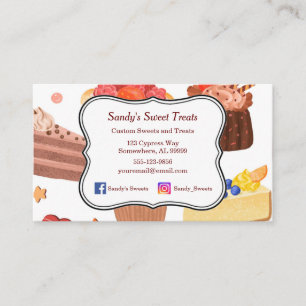 Cakes and Treats Business Card