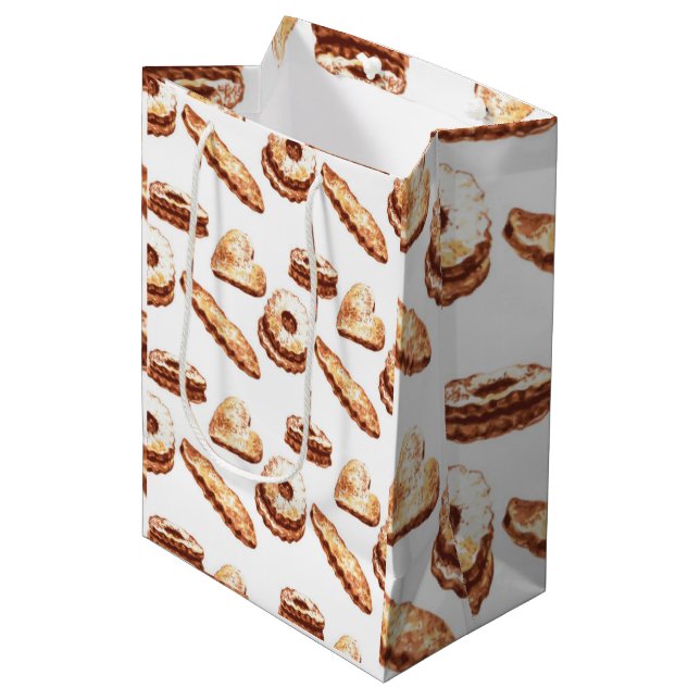 Cakes Medium Gift Bag (Front Angled)