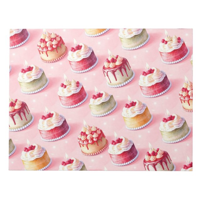 Cakes Notepad-A Sweet Way to Organise Your Thought Notepad (Front)