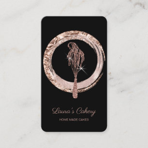 Cakes & Sweets Cupcake Home Bakery Dripping Whisk Business Card