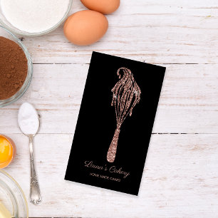 Cakes & Sweets Cupcake Home Bakery Dripping Whisk Business Card