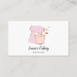 Cakes & Sweets Cupcake Home Bakery mixer Business Card
