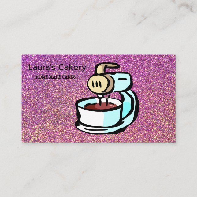 Cakes & Sweets  Home Bakery Dripping  Business Car Card (Front)