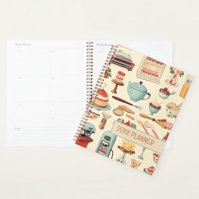 Cakes Teapots and sweets Kitchen  Planner (Display)