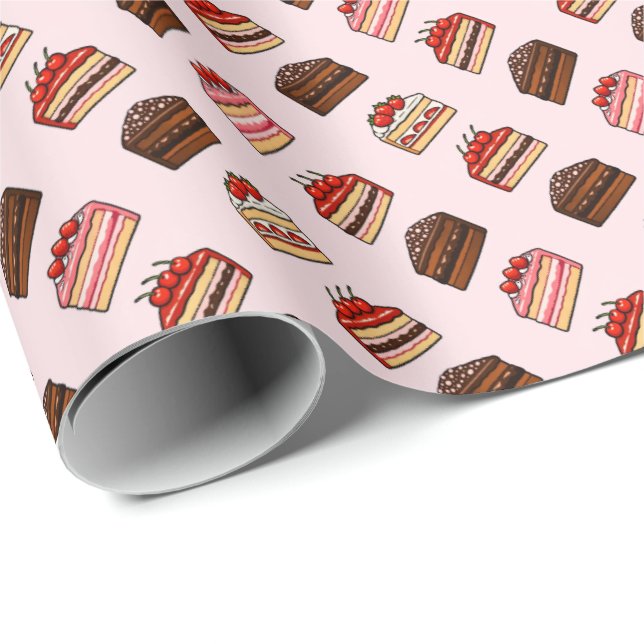 Cakes Wrapping Paper (Roll Corner)