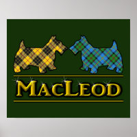 Cal MacLeod Tartan Scottie Dogs