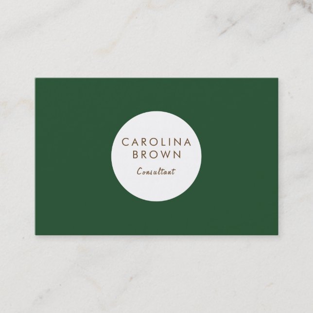 Cal Poly Pomona Green Business Card (Front)