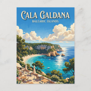 Cala Galdana Spain Postcard