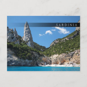 Cala Goloritze beach, Sardinia bar postcard