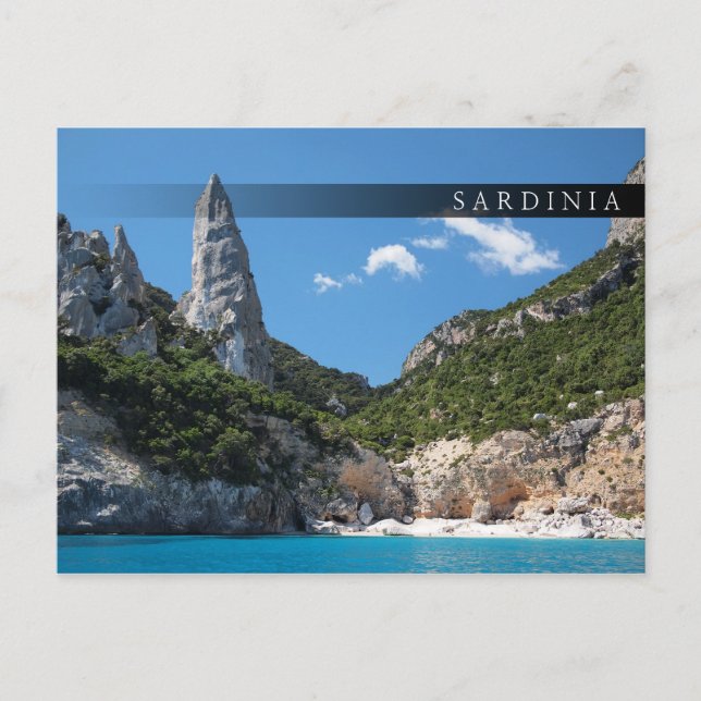 Cala Goloritze beach, Sardinia bar postcard (Front)