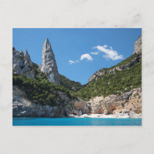 Cala Goloritze beach, Sardinia postcard