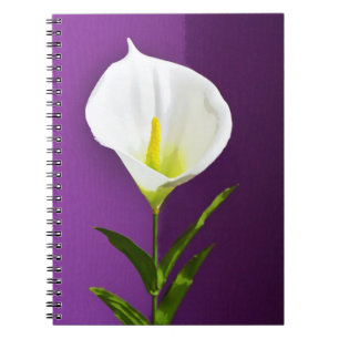 Cala Lily Flower Notebook