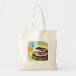 Calabar Python 110724AREF117 - Watercolor Tote Bag