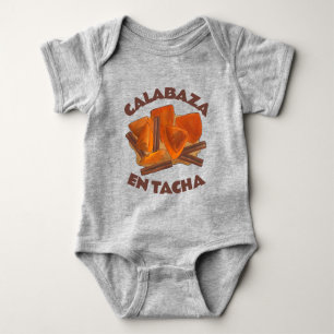 Calabaza en Tacha Mexican Candied Pumpkin Dessert Baby Bodysuit