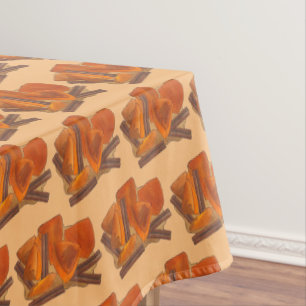 Calabaza en Tacha Mexican Candied Pumpkin Dessert Tablecloth