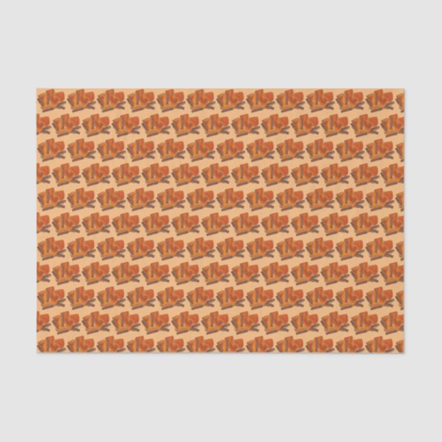 Calabaza en Tacha Mexican Candied Pumpkin Dessert Tissue Paper (Front)