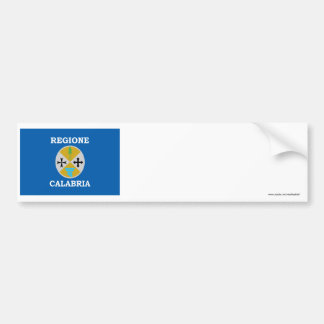 Calabria flag bumper sticker
