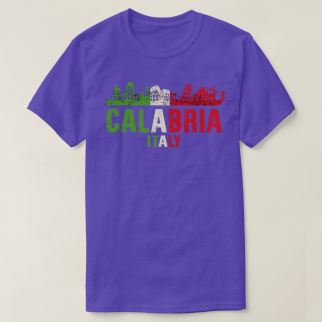 Calabria Italy T-Shirt (Design Front)