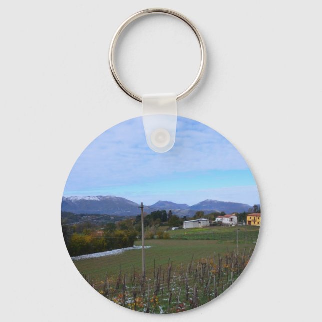 Calabrian Vineyard Key Ring (Front)