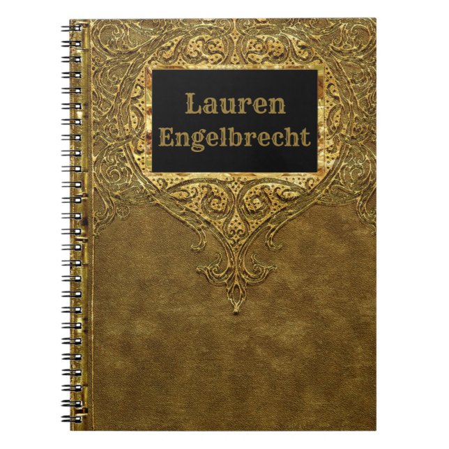 Calabrias IX Old Book Style  Victorian Monogram (Front)