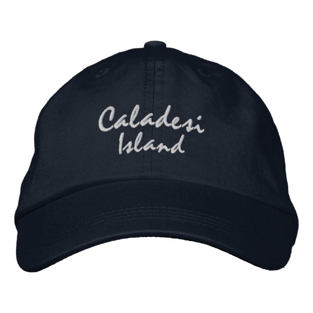 Caladesi Island Embroidered Florida Baseball Hat (Front)