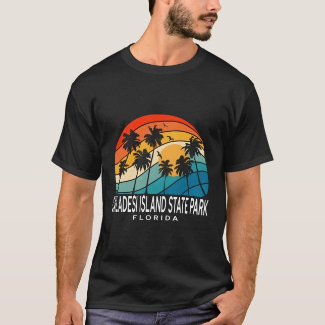 Caladesi Island State Park Florida Tropical Beach T-Shirt (Front)