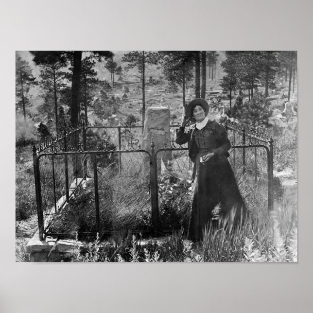 Calamity Jane At Wild Bill Hickok's Grave Poster (Front)