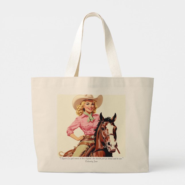 Calamity Jane: Trail Blazers Large Tote Bag (Back)