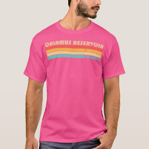 Calamus Reservoir Nebraska Funny Fishing Camping S T-Shirt