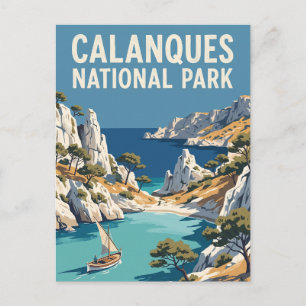 Calanques National Park France Postcard