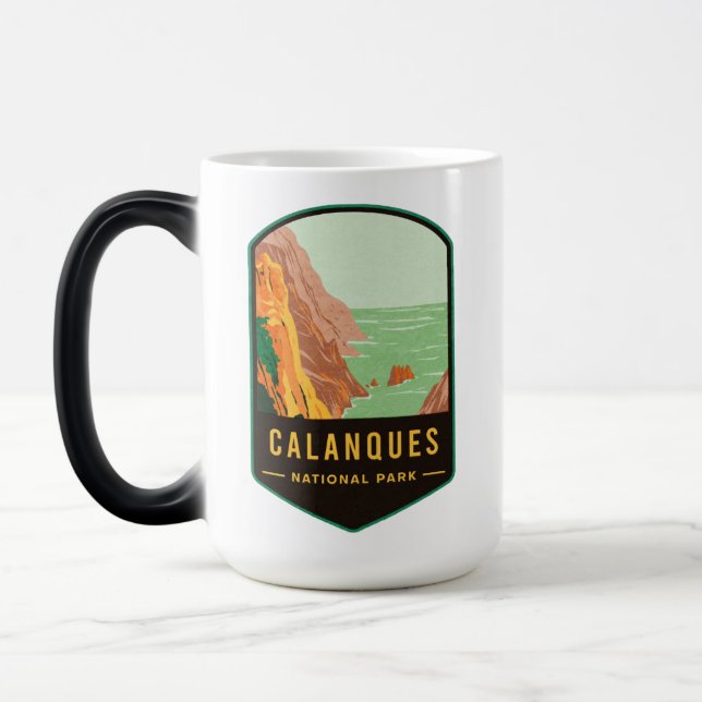 Calanques National Park Magic Mug (Left)