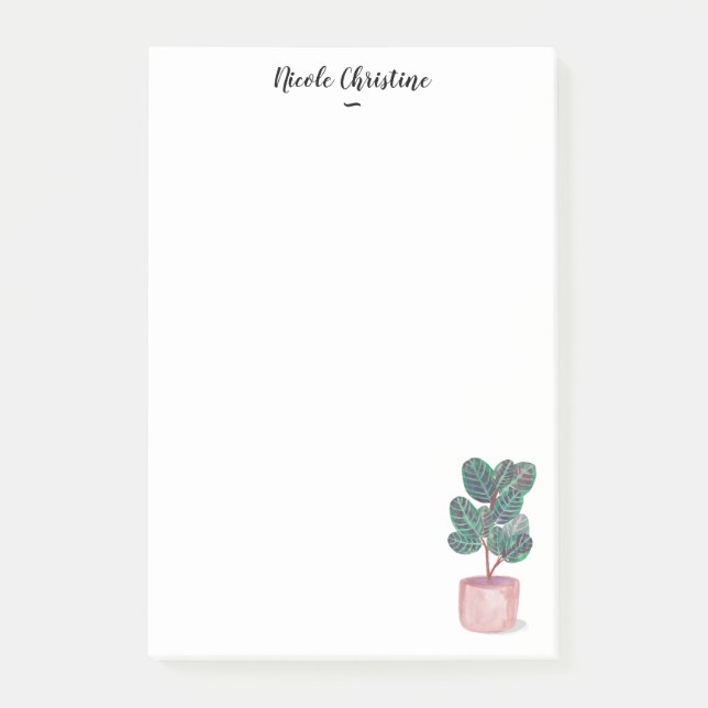 Calathea Prayer Plant CUSTOMIZE IT Notepad (Front)