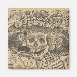 Calavera Catrina (Dapper Skeleton) (Elegant Skull) Magnet