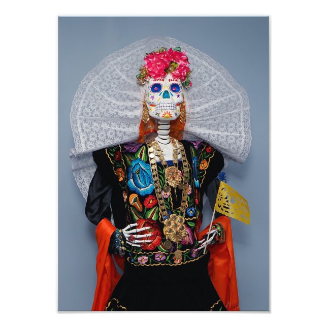 Calavera Catrina Tehuana Photo Print (Front)