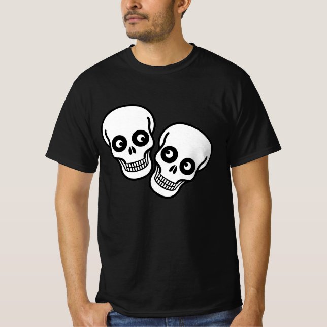 Calavera Couple Dia De Los Muertos  T-Shirt (Front)
