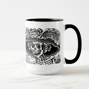 Calavera Couple Mug