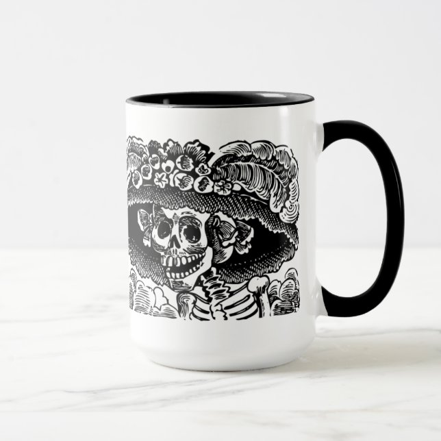 Calavera Couple Mug (Right)