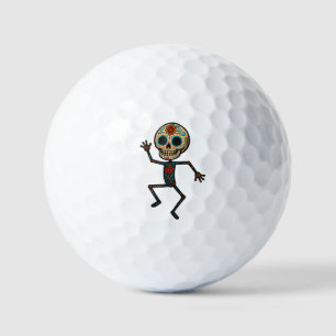 Calavera Dancer Golf Balls