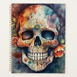 Calavera Hermosa Day of the Dead Skull Planner